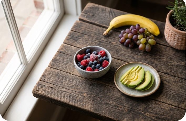Keto dostu meyveler: böğürtlen, yaban mersini ve avokado